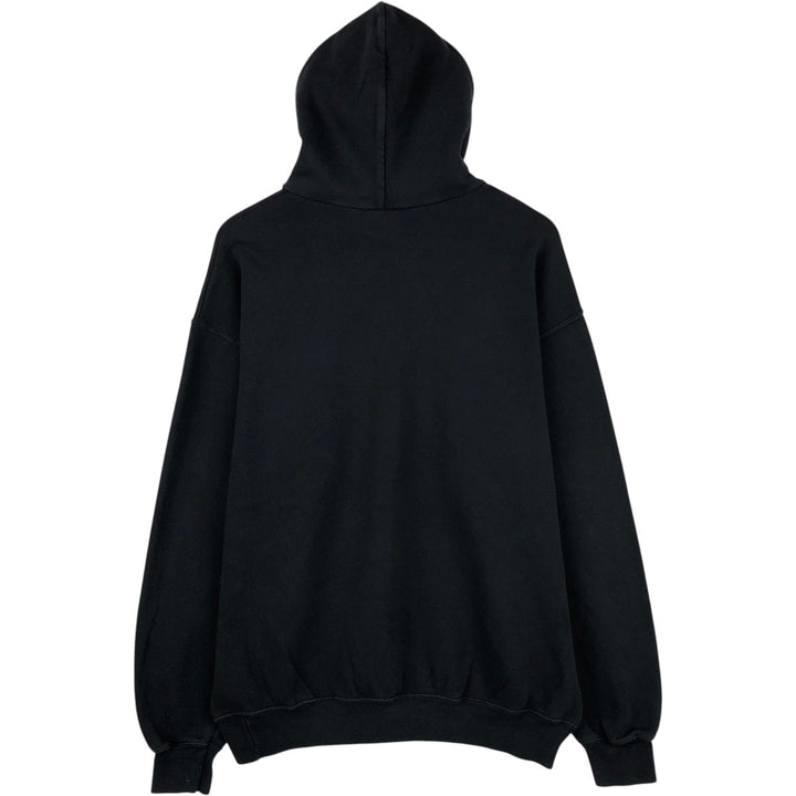Fruit of the Loom Classic Sweat Pullover Hoodie (Men's XL equivalent) cotton black type Vintage Second Hand