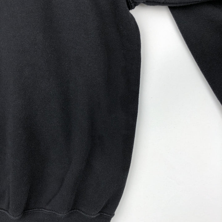 Fruit of the Loom Classic Sweat Pullover Hoodie (Men's XL equivalent) cotton black type Vintage Second Hand