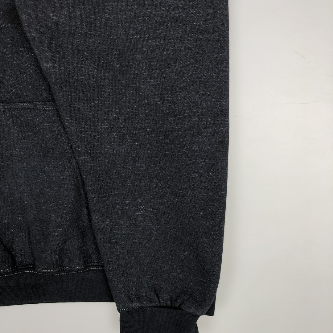RAFIA TEES Sweat Pullover Hoodie (Men's Size M) cotton navy blue type Vintage Second Hand