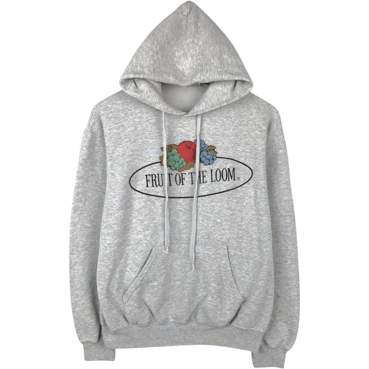 Fruit of the Loom Classic Sweat Pullover Hoodie (Men's Size M) cotton gray type Vintage Second Hand