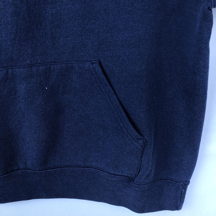 SOFFE Sweat Pullover Hoodie, Men's Size L (approx.) cotton navy blue type Vintage Second Hand