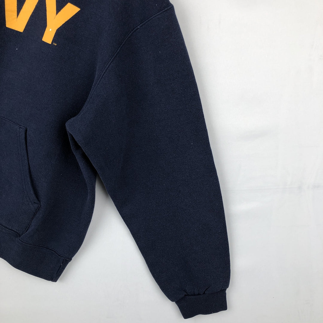 SOFFE Sweat Pullover Hoodie, Men's Size L (approx.) cotton navy blue type Vintage Second Hand