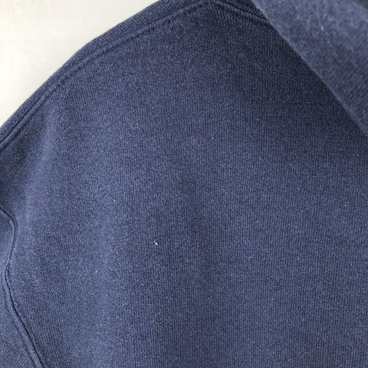 SOFFE Sweat Pullover Hoodie, Men's Size L (approx.) cotton navy blue type Vintage Second Hand