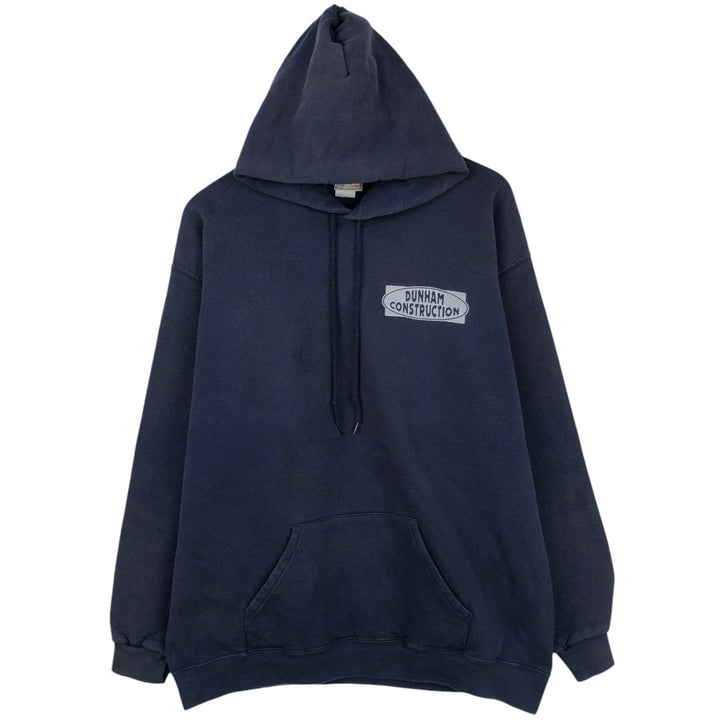 Lee Sweatshirt Pullover Hoodie, Men's Size XL (approx.) cotton navy blue type Vintage Second Hand