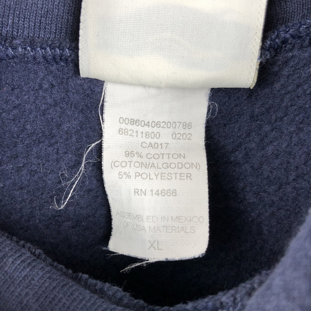 Lee Sweatshirt Pullover Hoodie, Men's Size XL (approx.) cotton navy blue type Vintage Second Hand