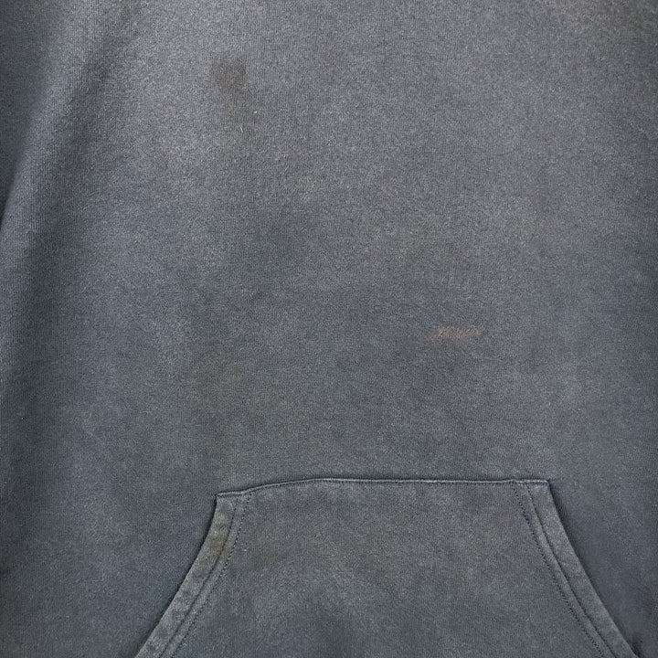 Lee Sweatshirt Pullover Hoodie, Men's Size XL (approx.) cotton navy blue type Vintage Second Hand