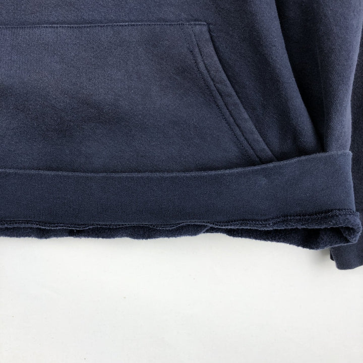 Lee Sweatshirt Pullover Hoodie, Men's Size XL (approx.) cotton navy blue type Vintage Second Hand