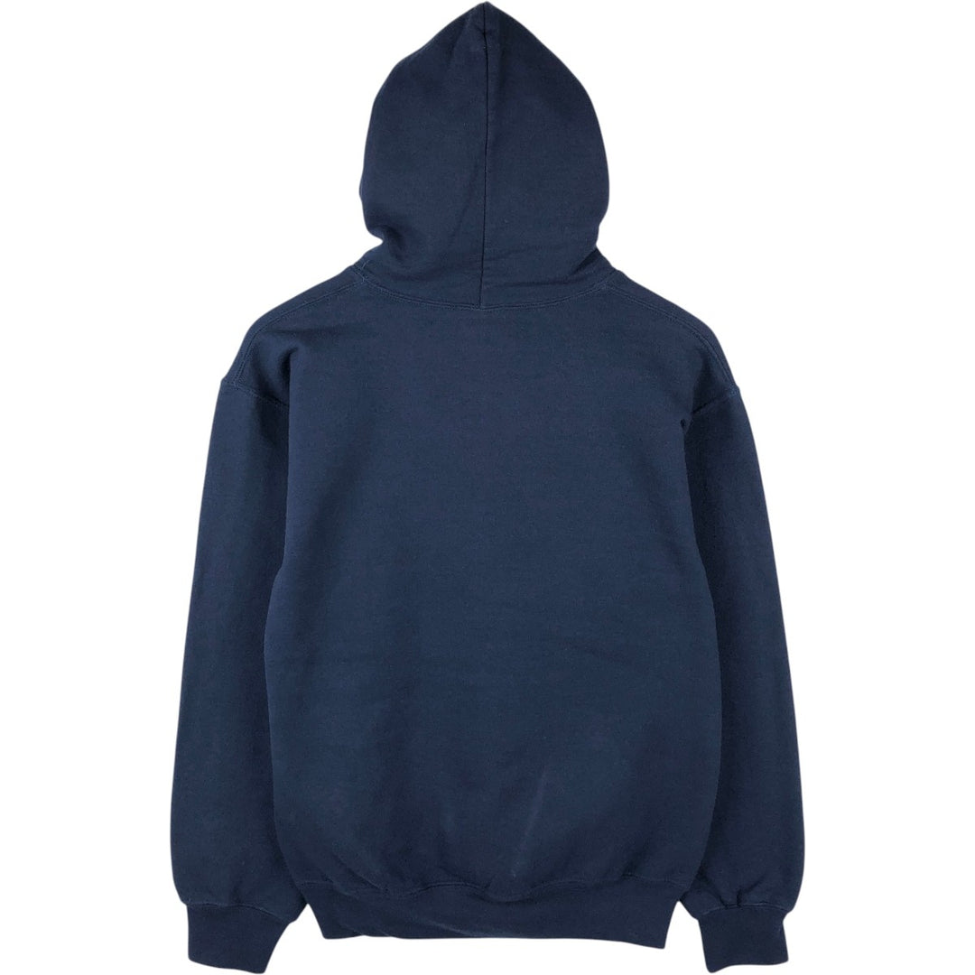 Gildan Advertising Sweat Pullover Hoodie, Men's Size S (approx.) cotton navy blue type Vintage Second Hand