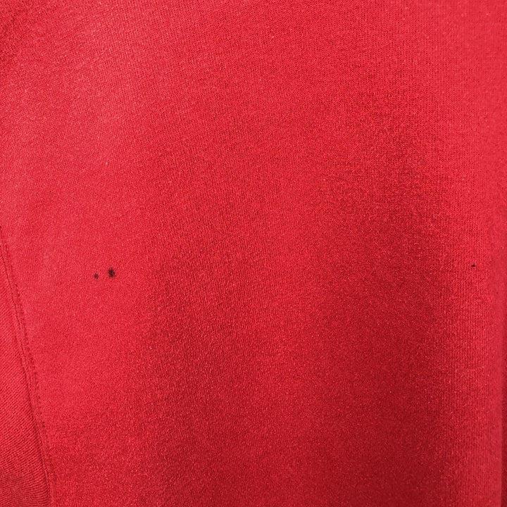90'S Russell sweatshirt pullover hoodie, men's size L, vintage cotton red type Vintage Second Hand
