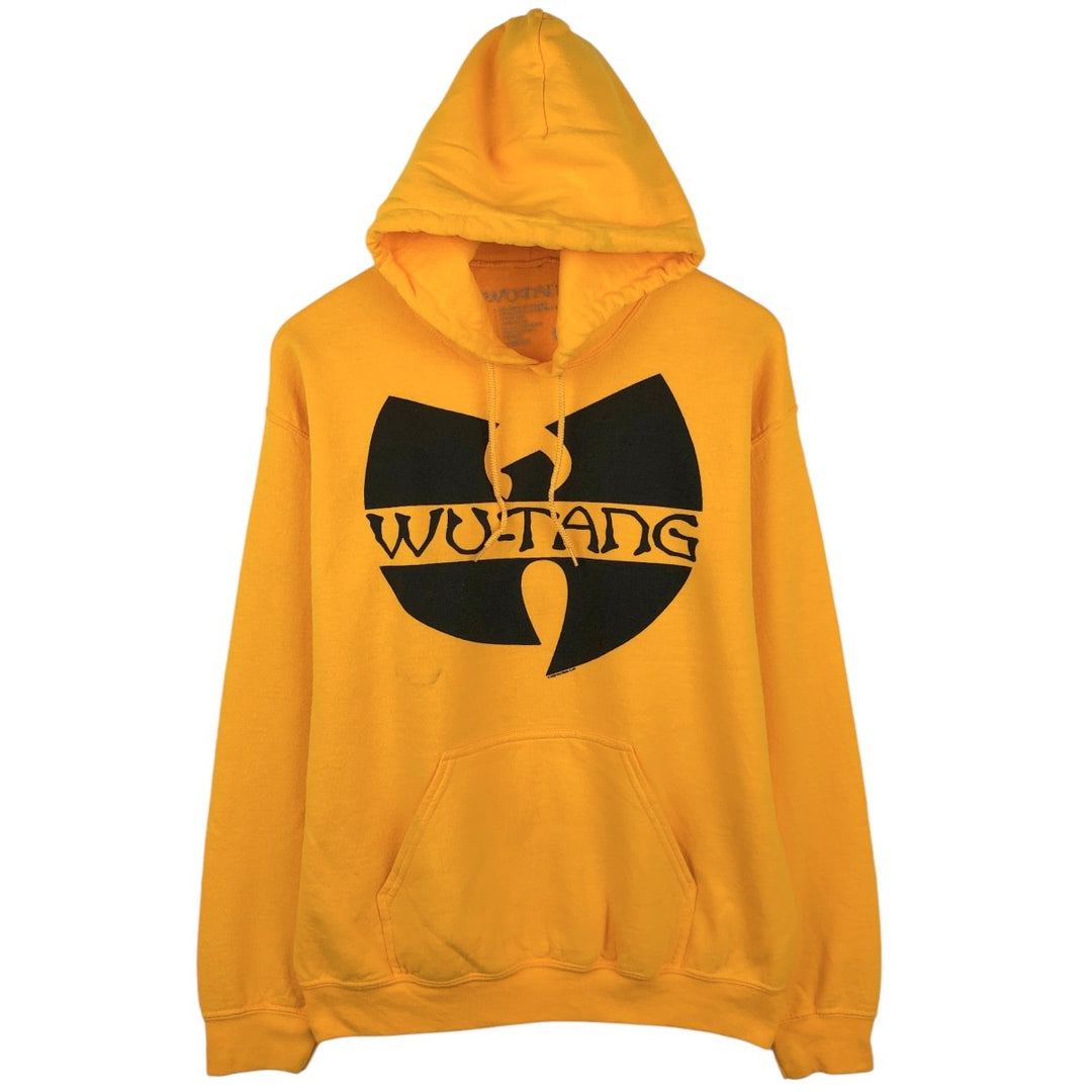 Wu-Tang Clan Rap Sweat Pullover Hoodie Men's M Size cotton yellow type Vintage Second Hand