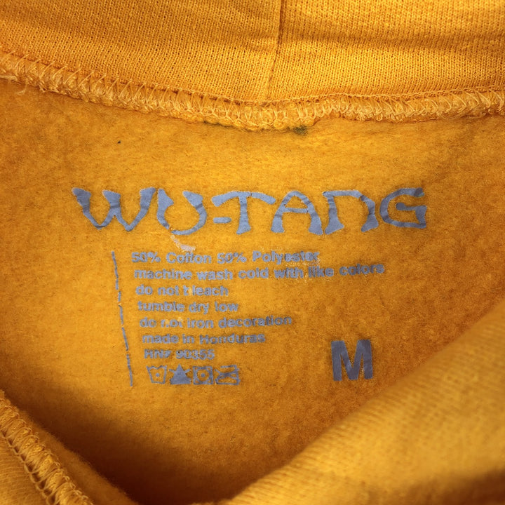 Wu-Tang Clan Rap Sweat Pullover Hoodie Men's M Size cotton yellow type Vintage Second Hand