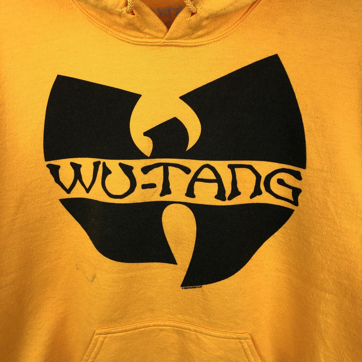 Wu-Tang Clan Rap Sweat Pullover Hoodie Men's M Size cotton yellow type Vintage Second Hand