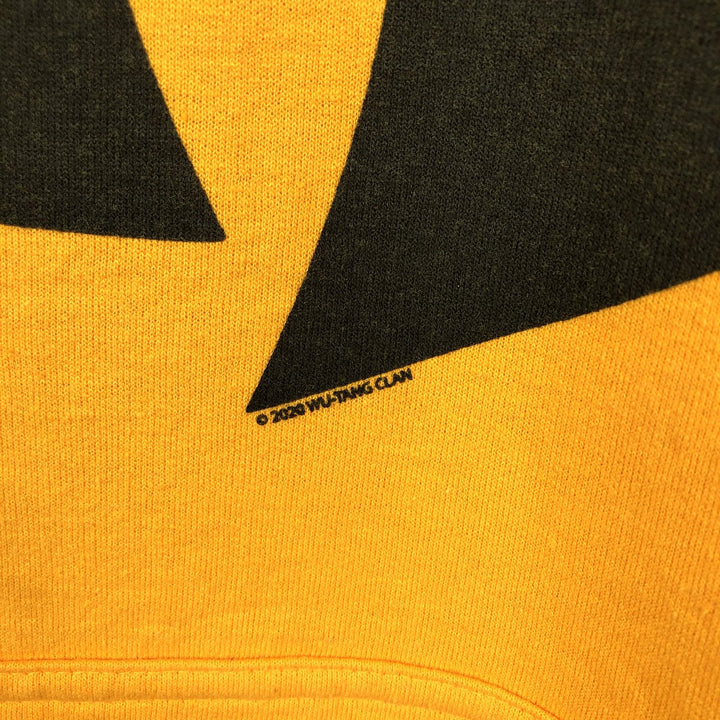 Wu-Tang Clan Rap Sweat Pullover Hoodie Men's M Size cotton yellow type Vintage Second Hand