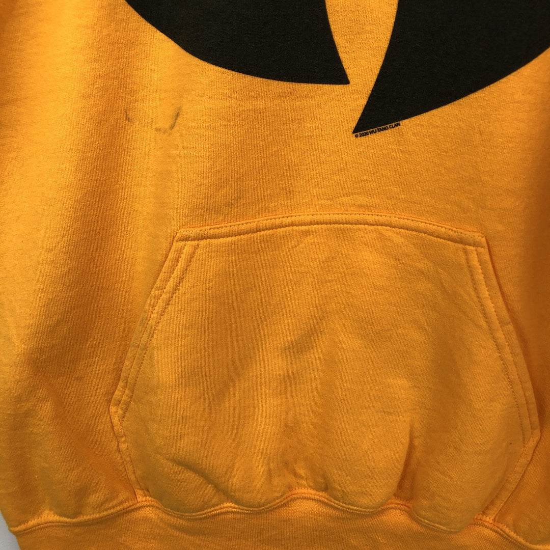 Wu-Tang Clan Rap Sweat Pullover Hoodie Men's M Size cotton yellow type Vintage Second Hand