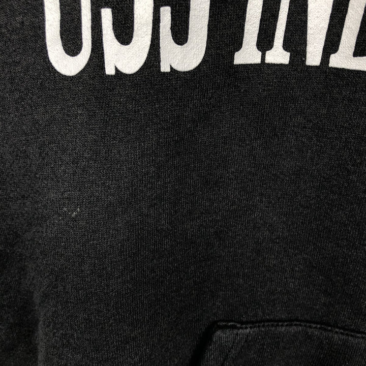 1980'S Soffe sweatshirt pullover hoodie, made in USA, men's size M equivalent, vintage. polyester black type Vintage Second Hand