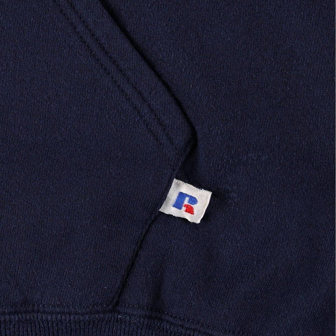 Vintage 90'S Russell pullover sweatshirt, made in the USA, men's size XL cotton navy blue type Vintage Second Hand