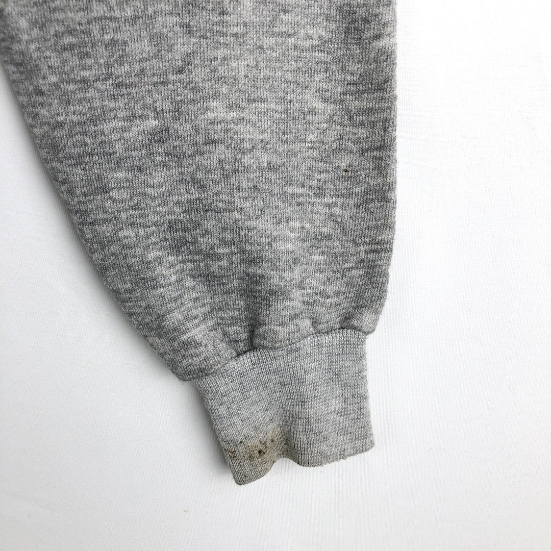 Black-billed Loon Pattern Animal Sweatshirt Pullover Hoodie (Men's Size L) unclear gray type Vintage Second Hand
