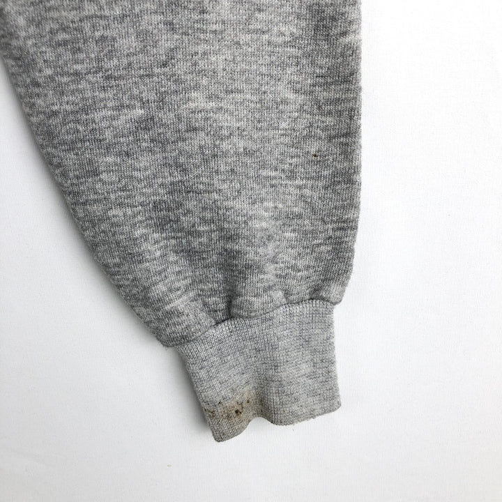 Black-billed Loon Pattern Animal Sweatshirt Pullover Hoodie (Men's Size L) unclear gray type Vintage Second Hand