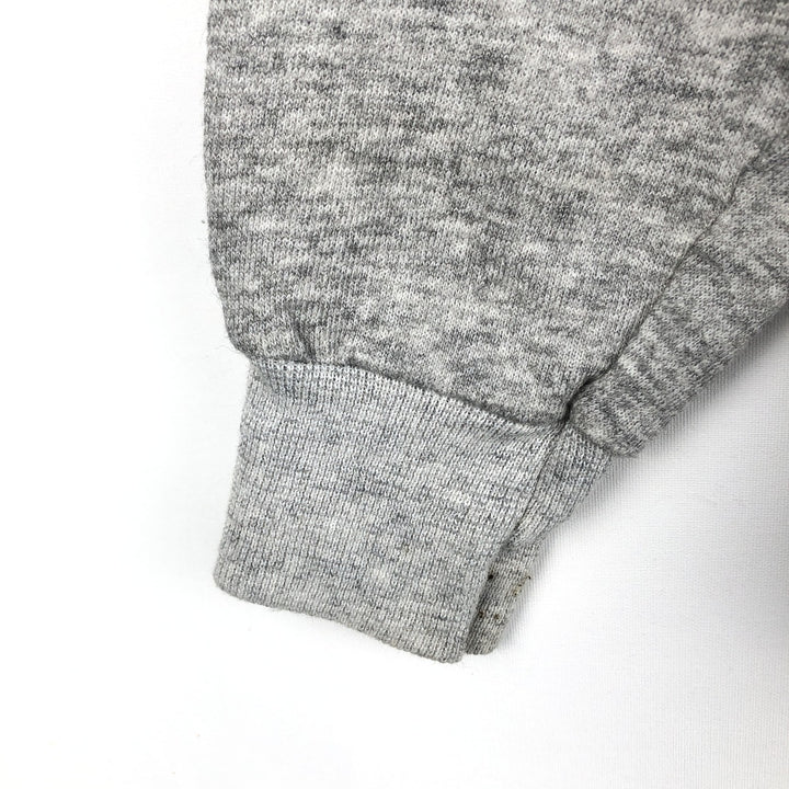 Black-billed Loon Pattern Animal Sweatshirt Pullover Hoodie (Men's Size L) unclear gray type Vintage Second Hand