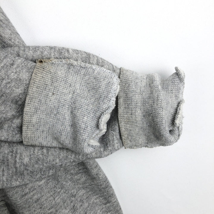 Black-billed Loon Pattern Animal Sweatshirt Pullover Hoodie (Men's Size L) unclear gray type Vintage Second Hand