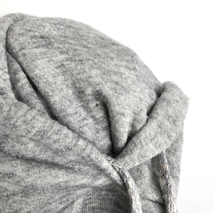 Black-billed Loon Pattern Animal Sweatshirt Pullover Hoodie (Men's Size L) unclear gray type Vintage Second Hand