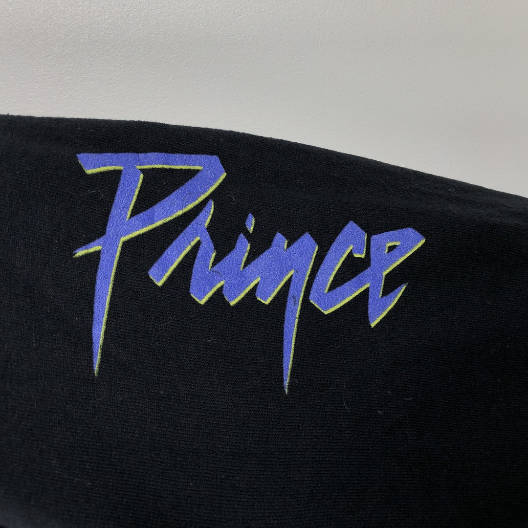 Purple Rain Sweat Pullover Hoodie (Men's Size S) cotton black type Vintage Second Hand