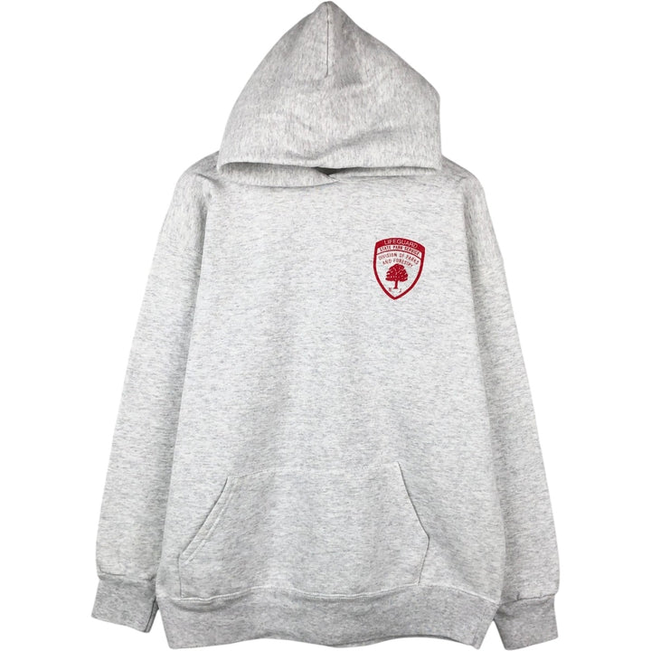 EAGLE USA Sweatshirt Pullover Hoodie, Made in USA, Men's Size L cotton gray type Vintage Second Hand