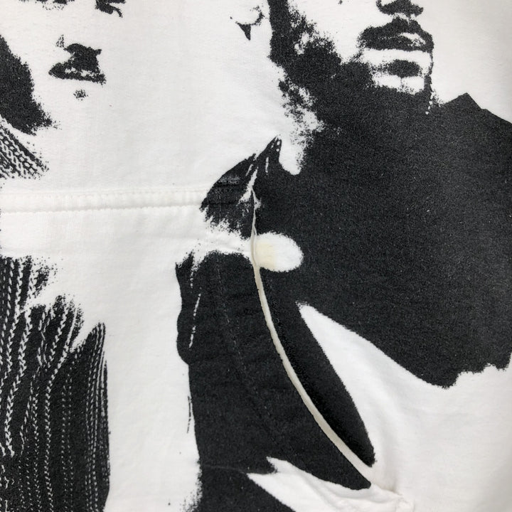JONAS BROTHERS Band Sweatshirt Pullover Hoodie, Made in USA, Men's XL equivalent. unclear white type Vintage Second Hand