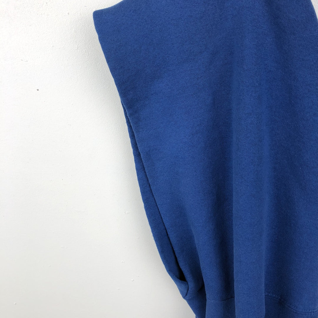 80'S Russell Snake Pattern Python Pattern Sweatshirt Pullover Hoodie, Made in USA, Men's Size L (Equivalent), Vintage polyester blue type Vintage Second Hand