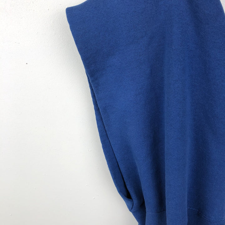 80'S Russell Snake Pattern Python Pattern Sweatshirt Pullover Hoodie, Made in USA, Men's Size L (Equivalent), Vintage polyester blue type Vintage Second Hand