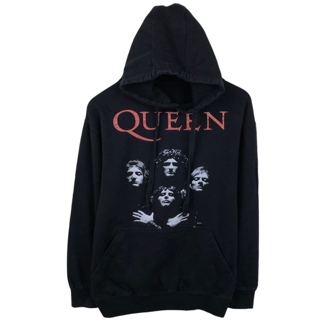 QUEEN Band Sweatshirt Pullover Hoodie, Men's Size M unclear black type Vintage Second Hand