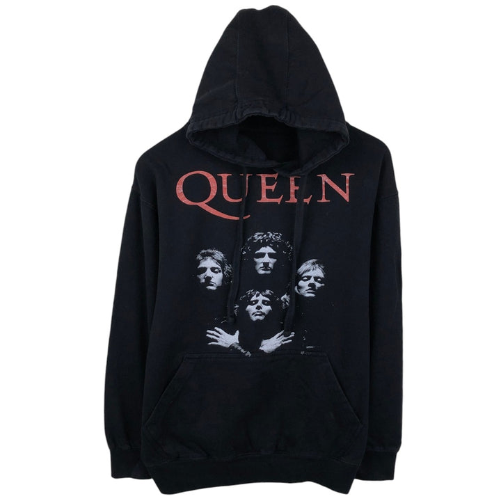 QUEEN Band Sweatshirt Pullover Hoodie, Men's Size M unclear black type Vintage Second Hand