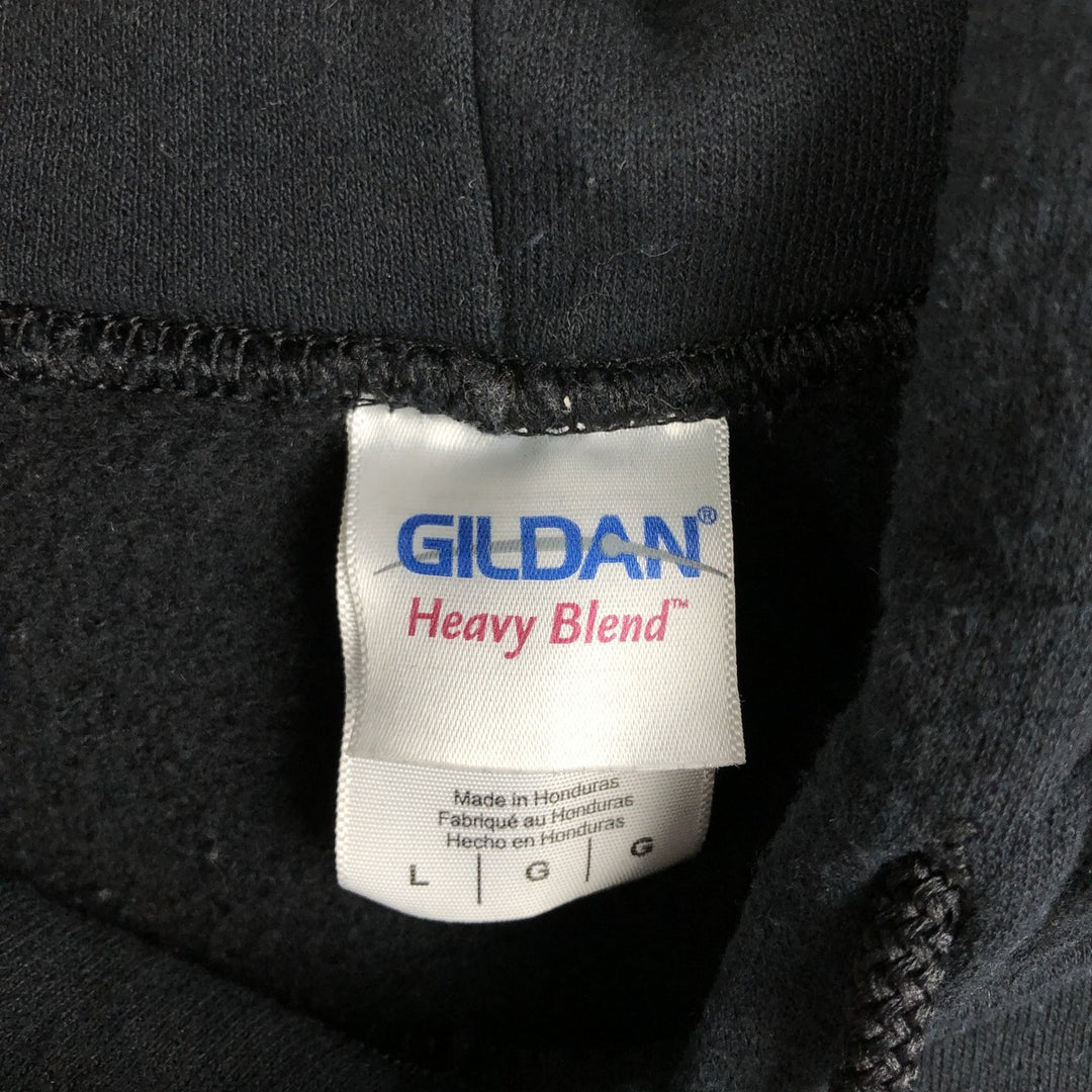 Gildan IRON MAIDEN Band Sweatshirt Pullover Hoodie, Men's Size L (approx.) cotton black type Vintage Second Hand