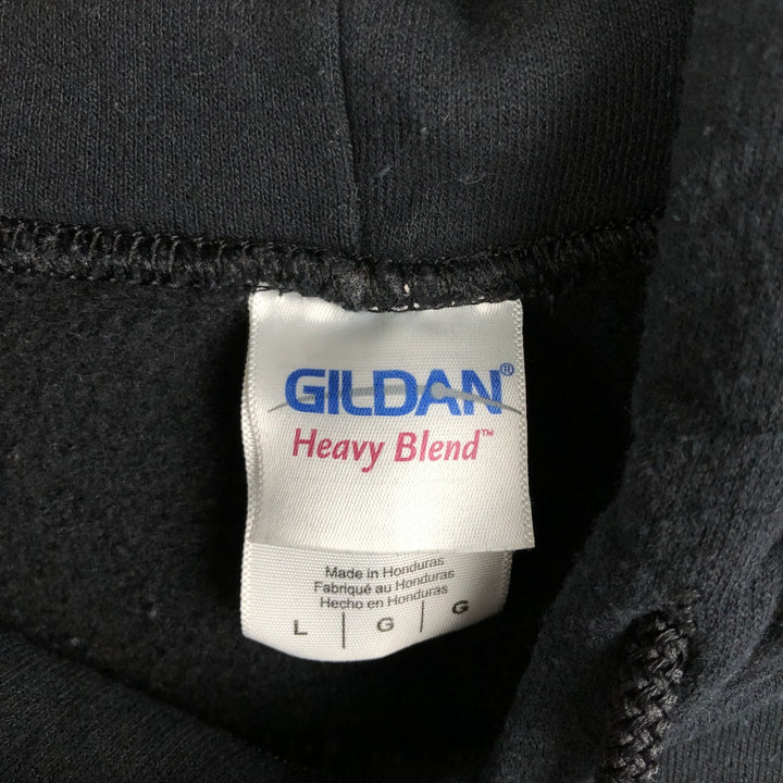 Gildan IRON MAIDEN Band Sweatshirt Pullover Hoodie, Men's Size L (approx.) cotton black type Vintage Second Hand