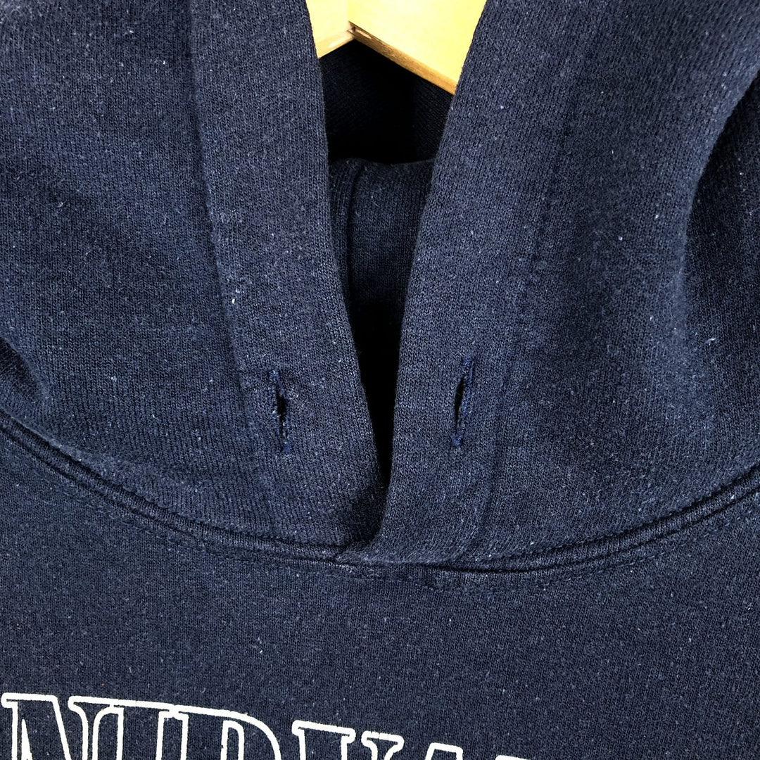 NIRVANA band sweatshirt pullover hoodie, men's size M (approx.) cotton navy blue type Vintage Second Hand