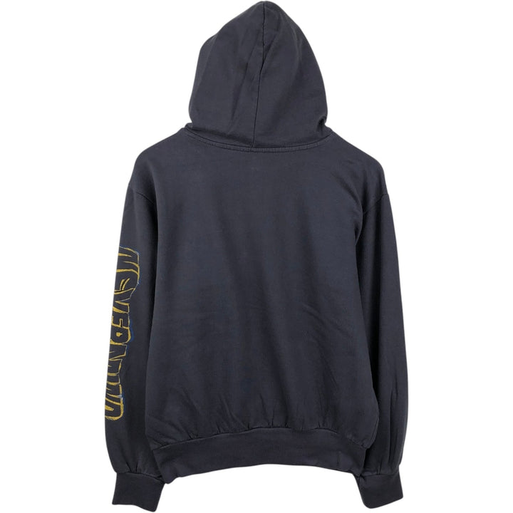 NIRVANA band sweatshirt pullover hoodie, men's size M (approx.) cotton Charcoal Vintage Second Hand