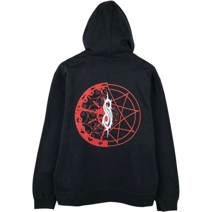 Port & Company Slipknot Band Sweatshirt Pullover Hoodie (Men's Size L) cotton black type Vintage Second Hand
