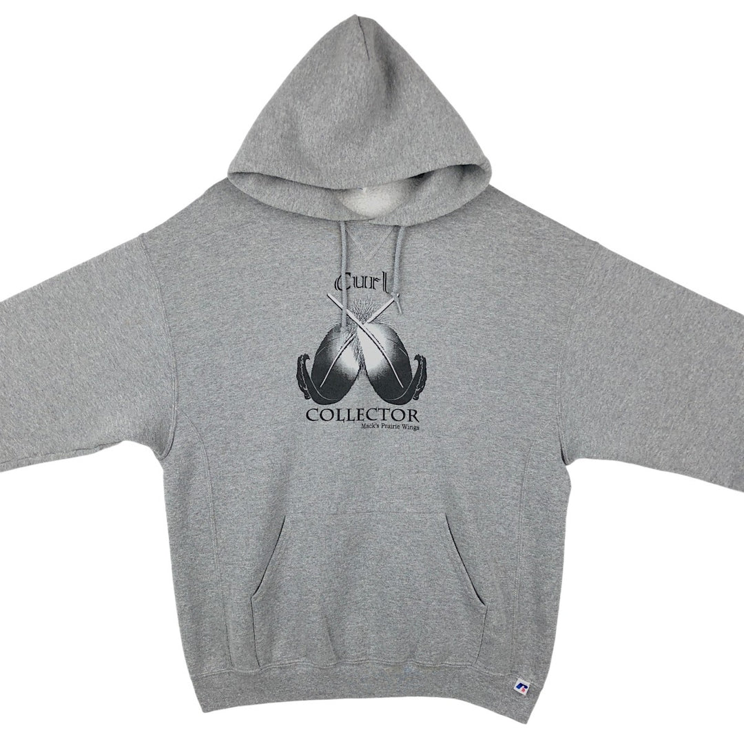 Russell sweatshirt pullover hoodie, men's size XL polyester gray type Vintage Second Hand