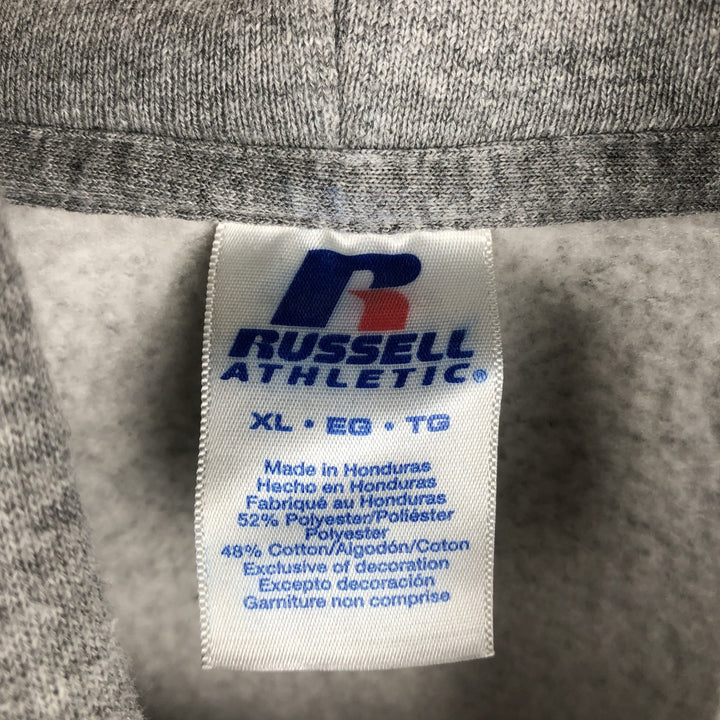 Russell sweatshirt pullover hoodie, men's size XL polyester gray type Vintage Second Hand