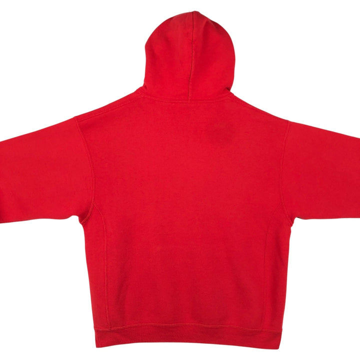 Russell sweatshirt pullover hoodie, men's size L (approx.) cotton red type Vintage Second Hand