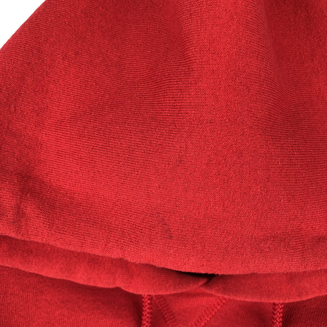 Russell sweatshirt pullover hoodie, men's size L (approx.) cotton red type Vintage Second Hand