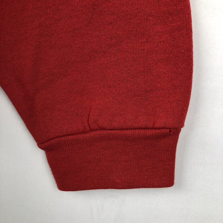 Russell sweatshirt pullover hoodie, men's size L (approx.) cotton red type Vintage Second Hand