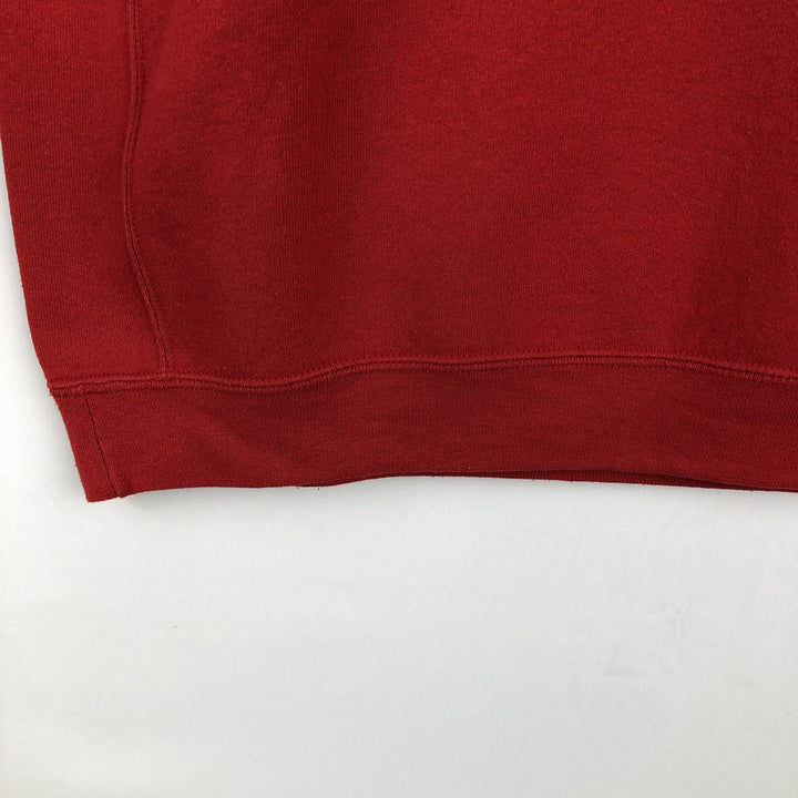 Russell sweatshirt pullover hoodie, men's size L (approx.) cotton red type Vintage Second Hand