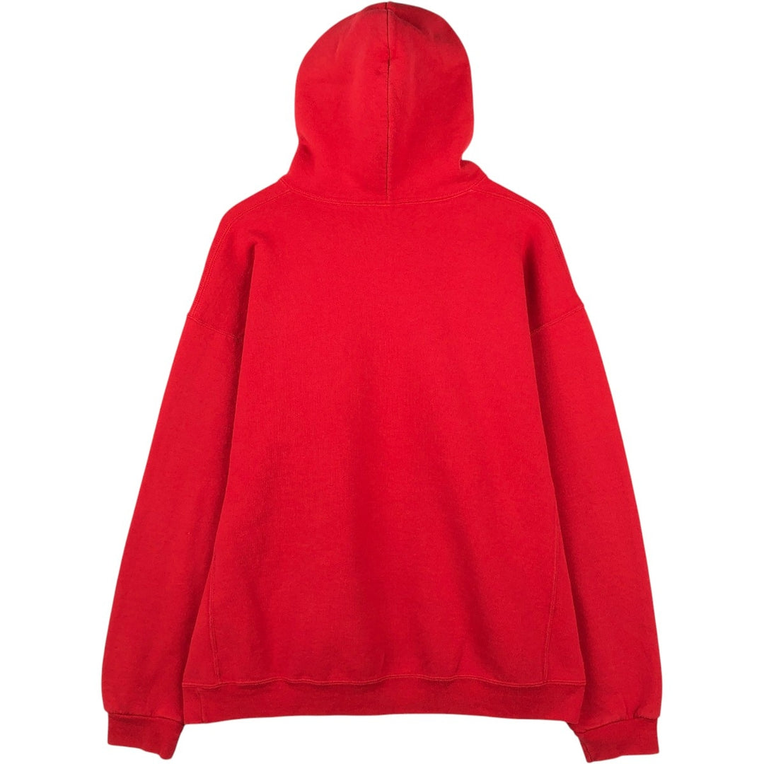 Russell College Sweatshirt Pullover Hoodie, Men's Size XL (approx.) cotton red type Vintage Second Hand