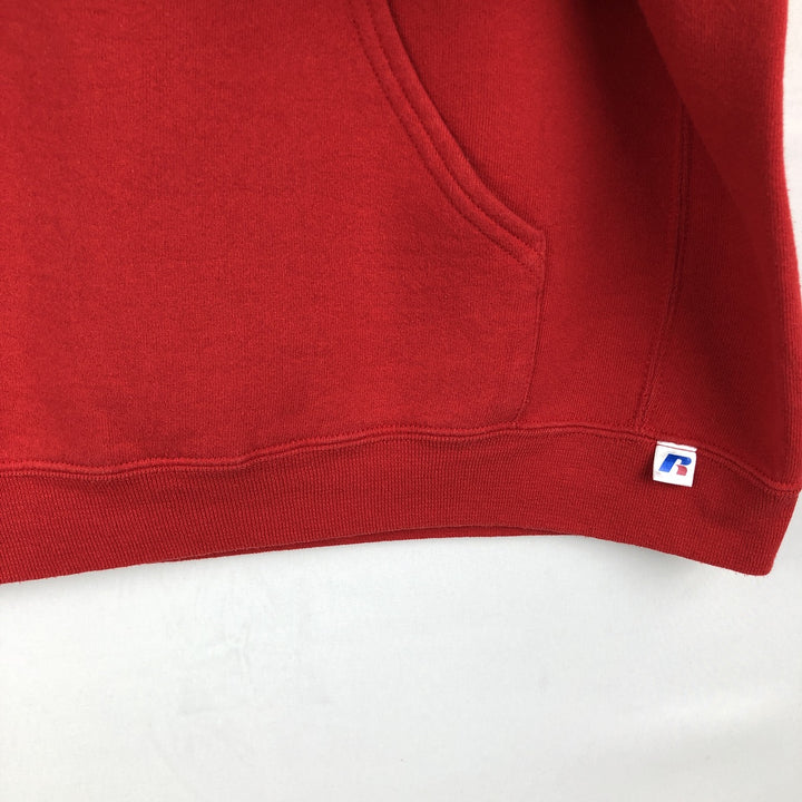 Russell College Sweatshirt Pullover Hoodie, Men's Size XL (approx.) cotton red type Vintage Second Hand