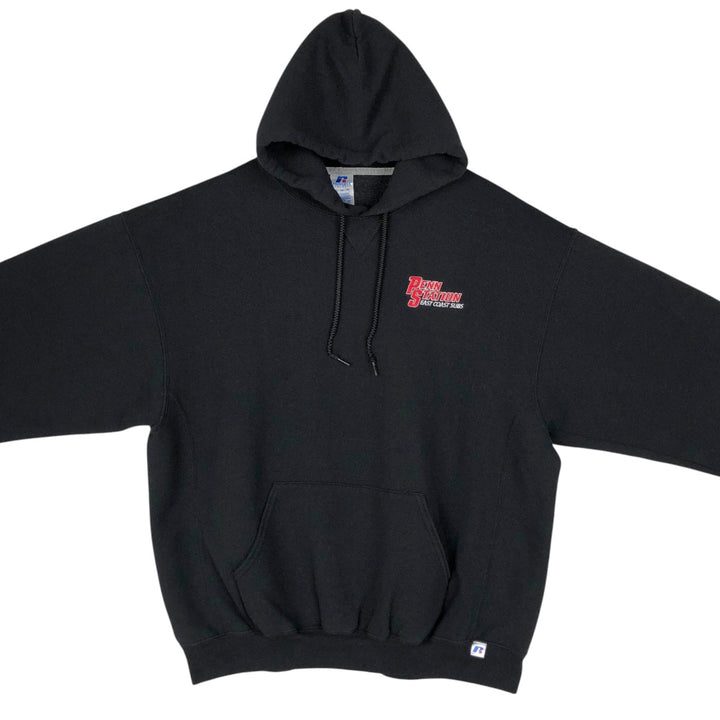 2000'S Russell Penn Station Advertising Sweatshirt Pullover Hoodie, Men's Size XL (approx.) cotton black type Vintage Second Hand