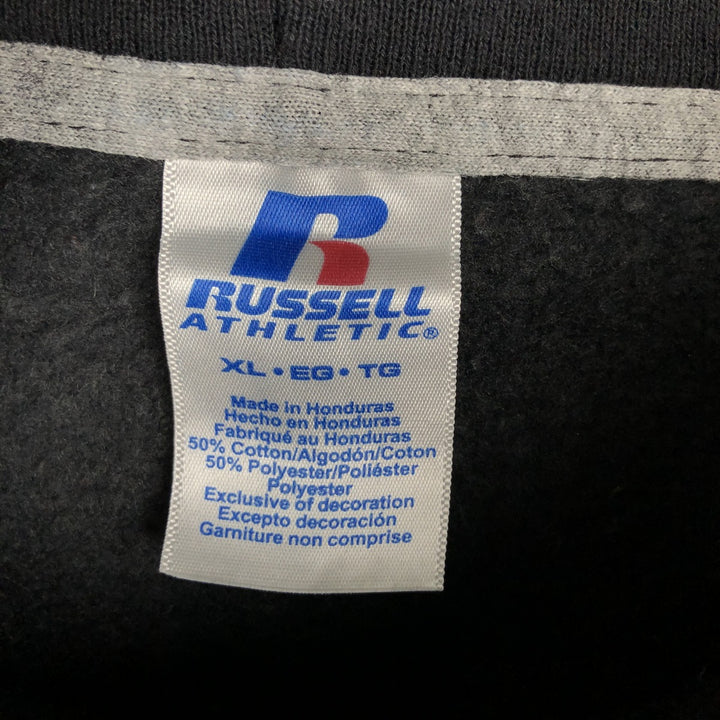 2000'S Russell Penn Station Advertising Sweatshirt Pullover Hoodie, Men's Size XL (approx.) cotton black type Vintage Second Hand