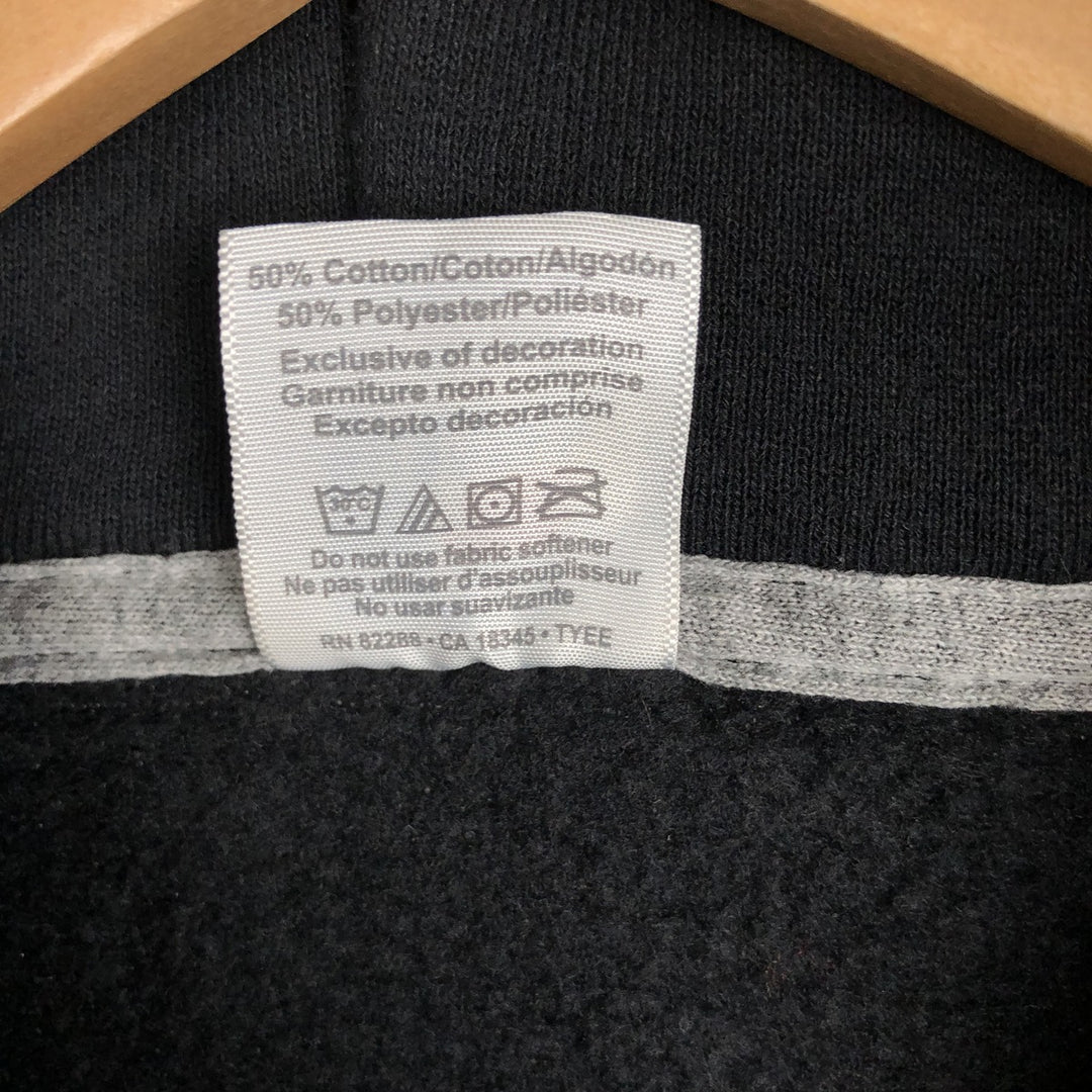 2000'S Russell RC WALK-IN CHIROPRACTIC Advertising Sweatshirt Pullover Hoodie (Men's Size S equivalent) cotton black type Vintage Second Hand