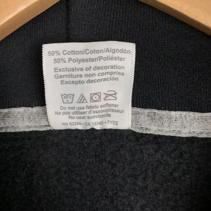 2000'S Russell RC WALK-IN CHIROPRACTIC Advertising Sweatshirt Pullover Hoodie (Men's Size S equivalent) cotton black type Vintage Second Hand