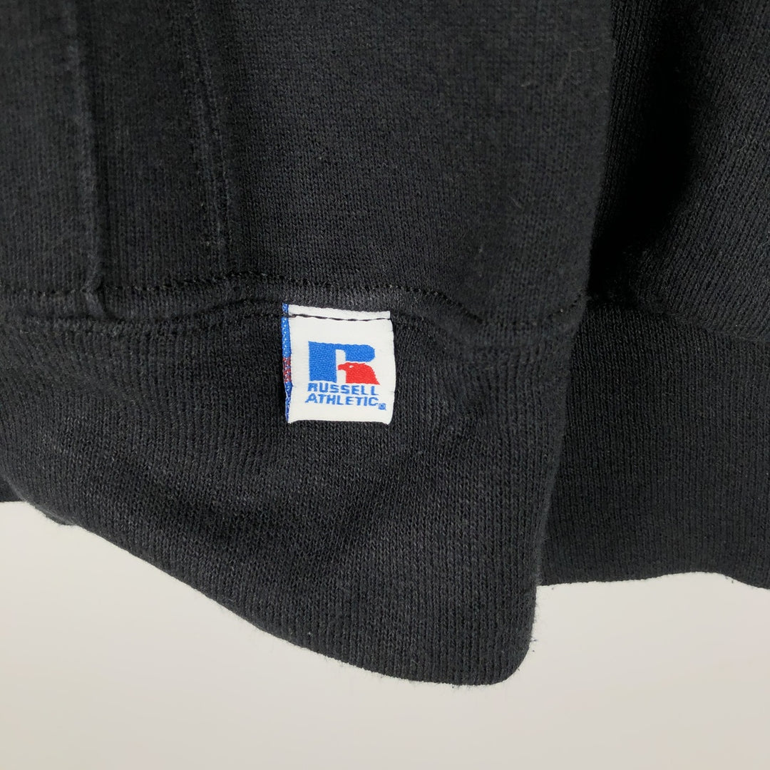 2000'S Russell RC WALK-IN CHIROPRACTIC Advertising Sweatshirt Pullover Hoodie (Men's Size S equivalent) cotton black type Vintage Second Hand
